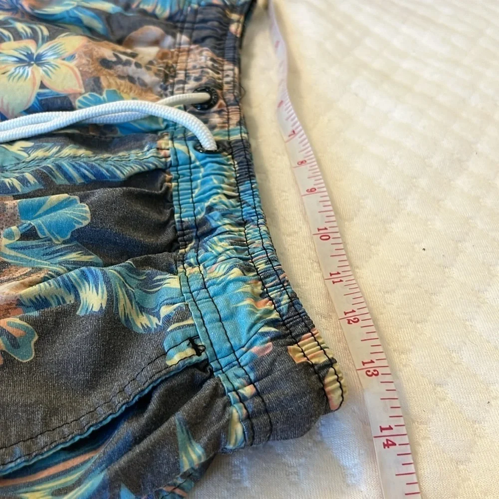 Ezekiel Jungle Cat Print Swim Trunks